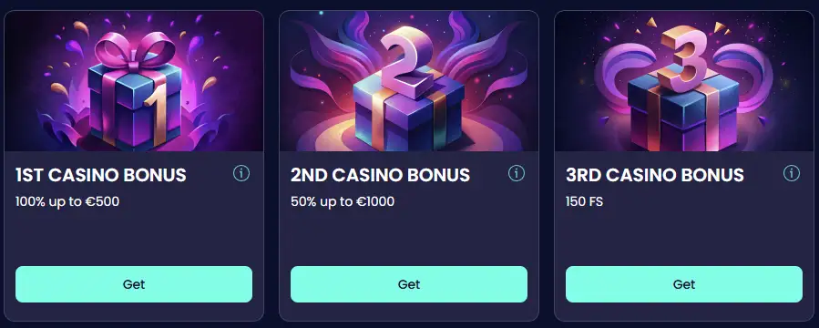 Gratis spins en bonussen Booms Bet Casino